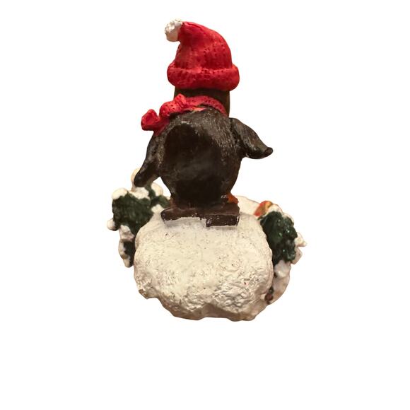 VTG Ks Collection Christmas figurine 5 Inch tall Resin penguin - Picture 3 of 5